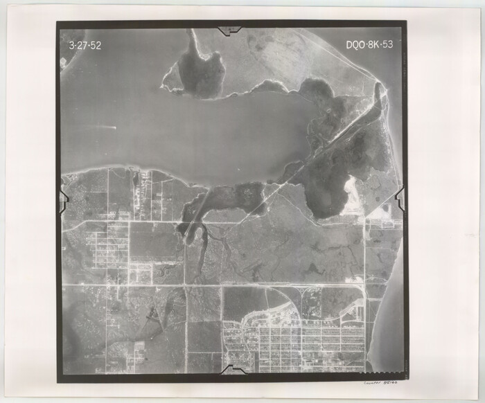 85160, Flight Mission No. DQO-8K, Frame 53, Galveston County, General Map Collection