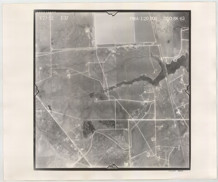 85167, Flight Mission No. DQO-8K, Frame 63, Galveston County, General Map Collection