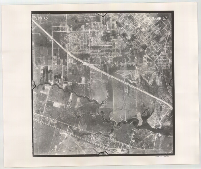 85171, Flight Mission No. DQO-8K, Frame 67, Galveston County, General Map Collection