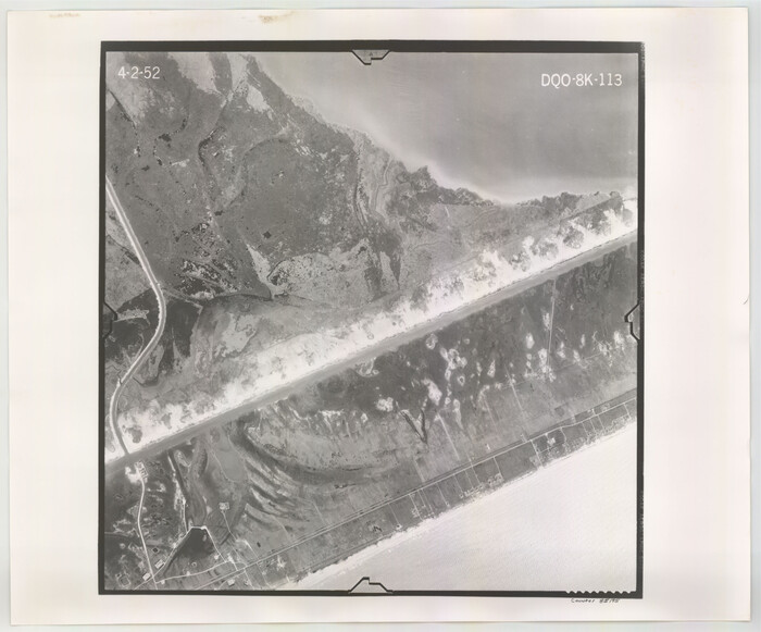 85195, Flight Mission No. DQO-8K, Frame 113, Galveston County, General Map Collection