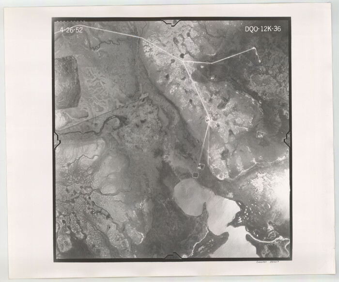 85227, Flight Mission No. DQO-12K, Frame 36, Galveston County, General Map Collection