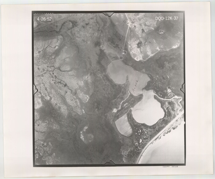 85228, Flight Mission No. DQO-12K, Frame 37, Galveston County, General Map Collection