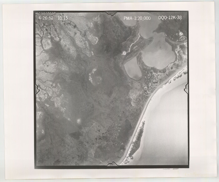 85229, Flight Mission No. DQO-12K, Frame 38, Galveston County, General Map Collection