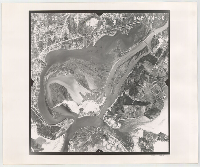 85245, Flight Mission No. BQY-4M, Frame 30, Harris County, General Map Collection