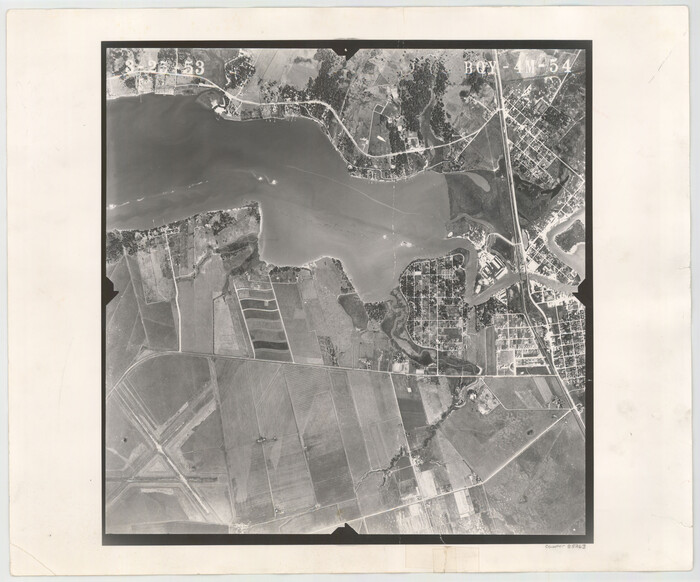 85263, Flight Mission No. BQY-4M, Frame 54, Harris County, General Map Collection