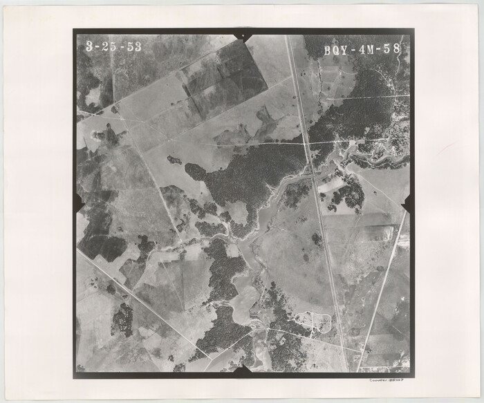 85267, Flight Mission No. BQY-4M, Frame 58, Harris County, General Map Collection