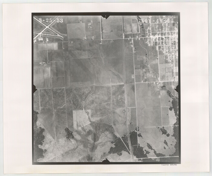 85270, Flight Mission No. BQY-4M, Frame 61, Harris County, General Map Collection