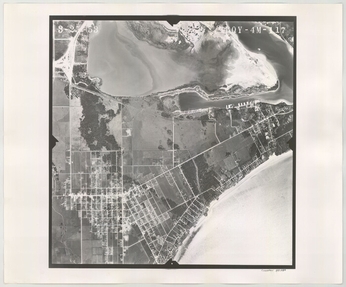 85284, Flight Mission No. BQY-4M, Frame 117, Harris County, General Map Collection