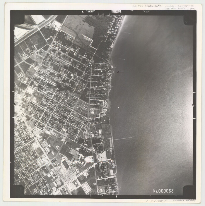85286, Flight Mission No. 29300074, Harris County, General Map Collection
