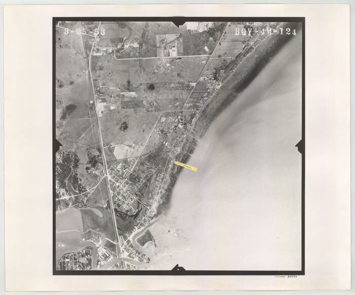 85292, Flight Mission No. BQY-4M, Frame 124, Harris County, General Map Collection