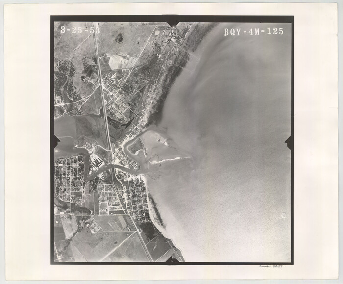 85293, Flight Mission No. BQY-4M, Frame 125, Harris County, General Map Collection