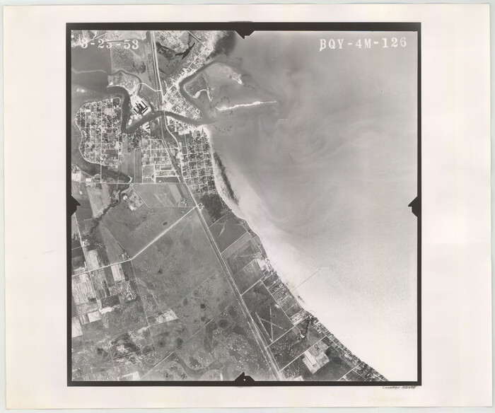85295, Flight Mission No. BQY-4M, Frame 126, Harris County, General Map Collection