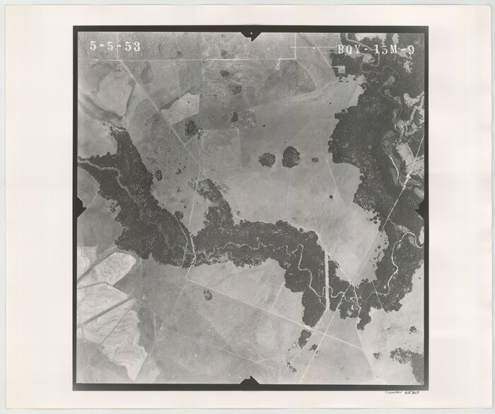 85307, Flight Mission No. BQY-15M, Frame 9, Harris County, General Map Collection