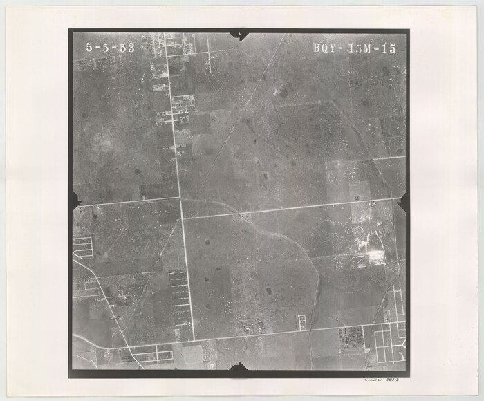 85313, Flight Mission No. BQY-15M, Frame 15, Harris County, General Map Collection