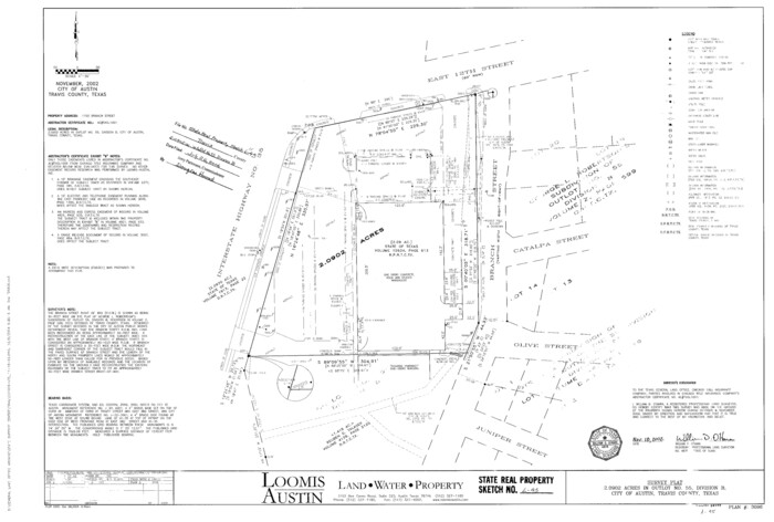 85799, Travis County State Real Property Sketch 11, General Map Collection