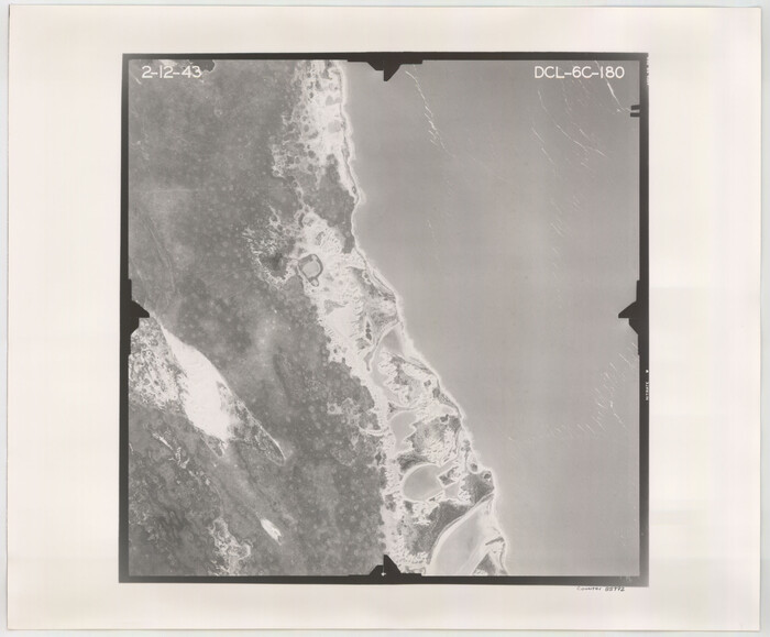 85992, Flight Mission No. DCL-6C, Frame 180, Kenedy County, General Map Collection