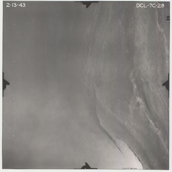 86020, Flight Mission No. DCL-7C, Frame 28, Kenedy County, General Map Collection