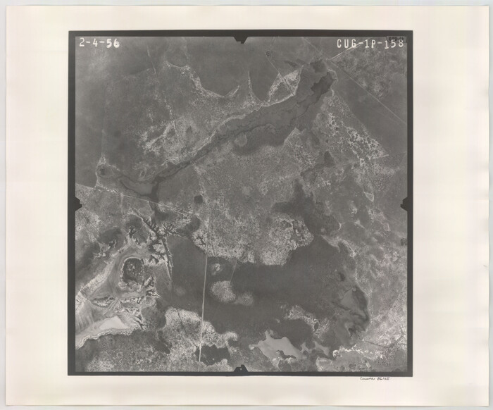 86165, Flight Mission No. CUG-1P, Frame 158, Kleberg County, General Map Collection