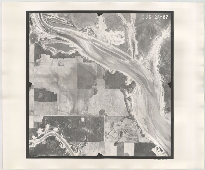 86219, Flight Mission No. CUG-2P, Frame 87, Kleberg County, General Map Collection