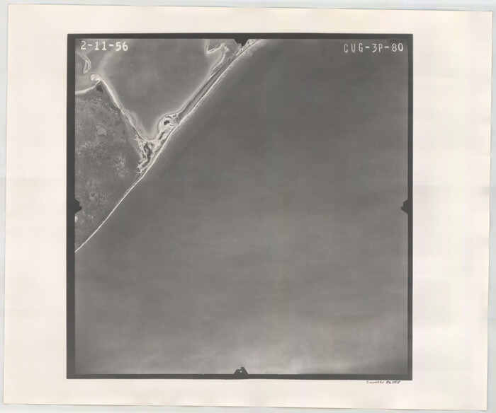 86255, Flight Mission No. CUG-3P, Frame 80, Kleberg County, General Map Collection