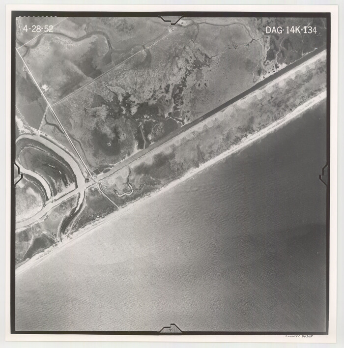 86305, Flight Mission No. DAG-14K, Frame 134, Matagorda County, General Map Collection