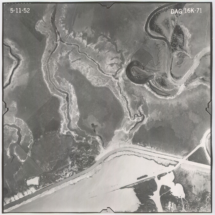 86317, Flight Mission No. DAG-16K, Frame 71, Matagorda County, General Map Collection
