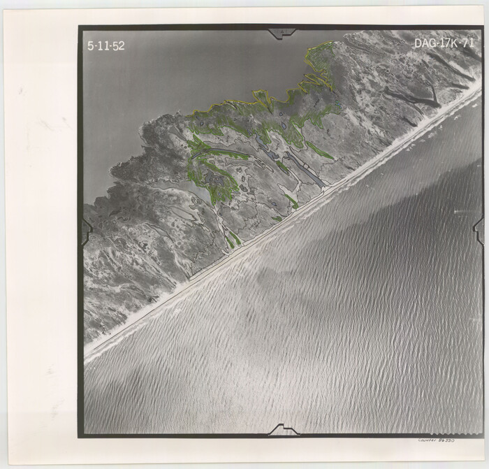 86330, Flight Mission No. DAG-17K, Frame 71, Matagorda County, General Map Collection