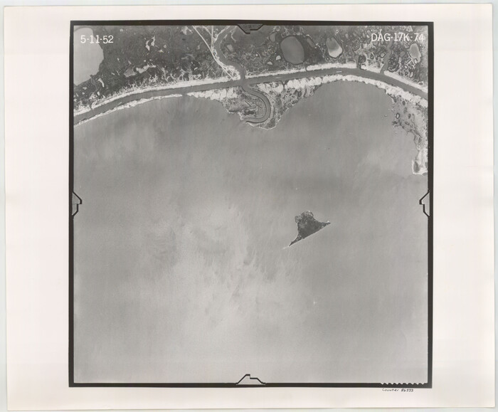 86333, Flight Mission No. DAG-17K, Frame 74, Matagorda County, General Map Collection