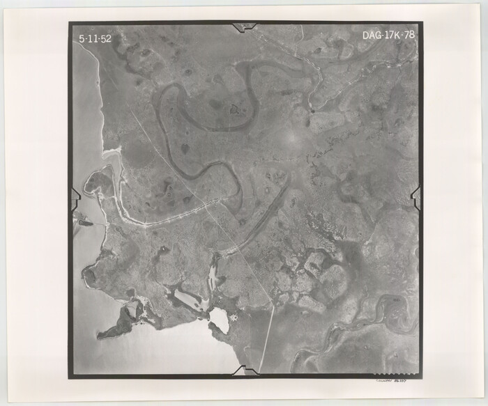 86337, Flight Mission No. DAG-17K, Frame 78, Matagorda County, General Map Collection