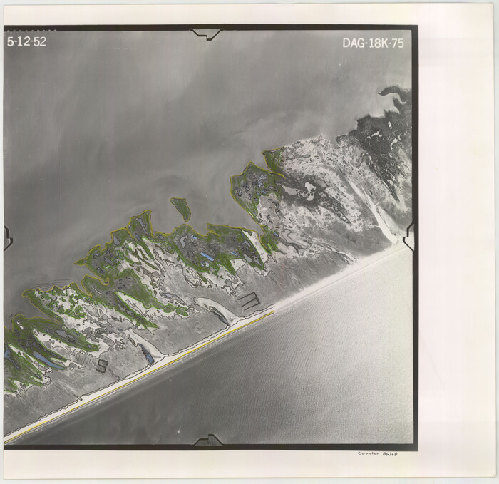 86368, Flight Mission No. DAG-18K, Frame 75, Matagorda County, General Map Collection