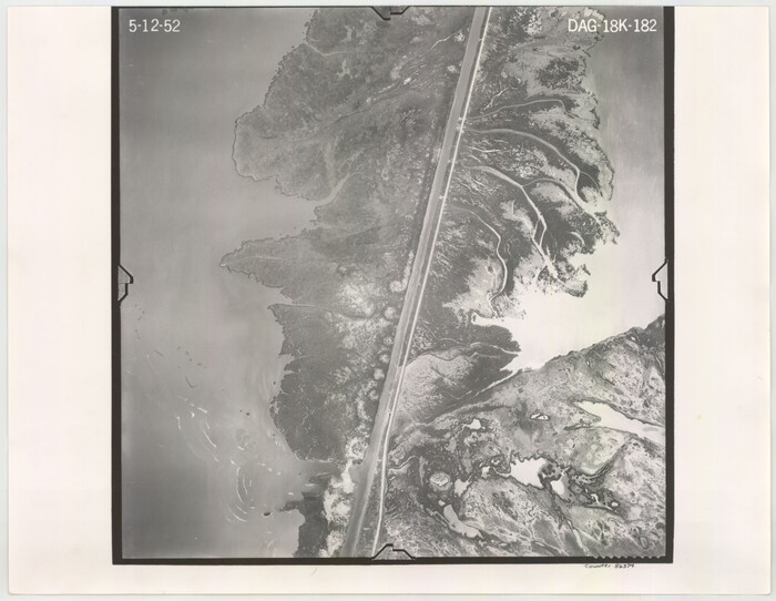 86374, Flight Mission No. DAG-18K, Frame 182, Matagorda County, General Map Collection