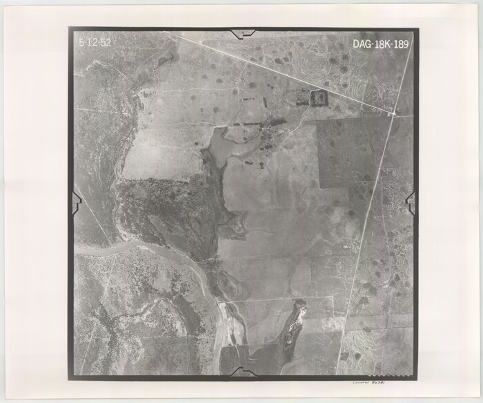 86381, Flight Mission No. DAG-18K, Frame 189, Matagorda County, General Map Collection