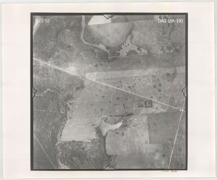 86382, Flight Mission No. DAG-18K, Frame 190, Matagorda County, General Map Collection