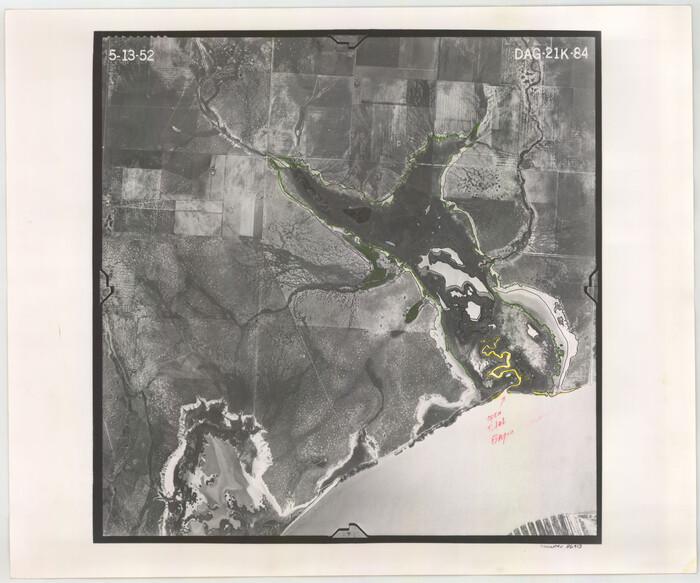 86413, Flight Mission No. DAG-21K, Frame 84, Matagorda County, General Map Collection