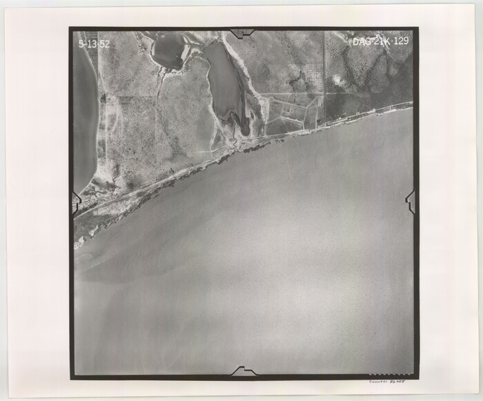 86455, Flight Mission No. DAG-21K, Frame 129, Matagorda County, General Map Collection