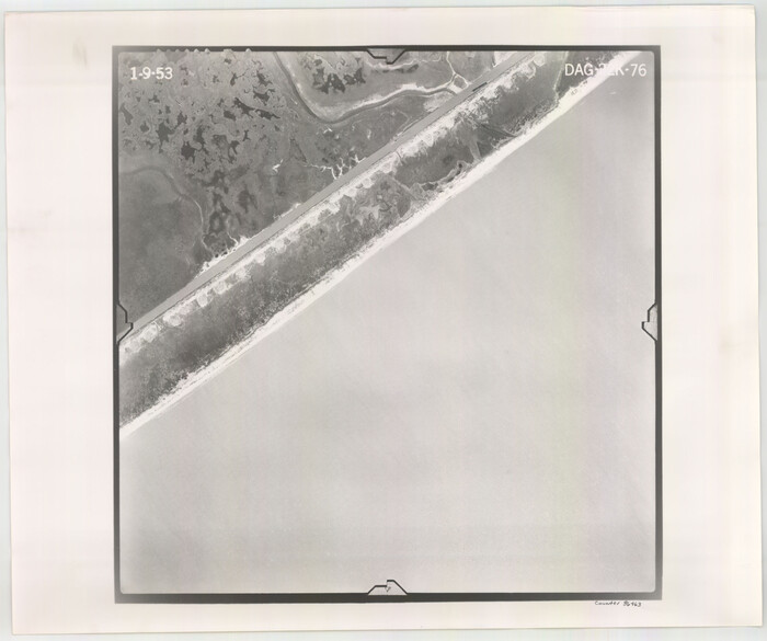 86463, Flight Mission No. DAG-22K, Frame 76, Matagorda County, General Map Collection