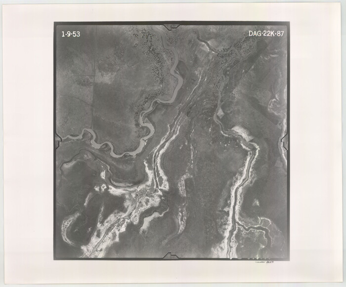 86471, Flight Mission No. DAG-22K, Frame 87, Matagorda County, General Map Collection