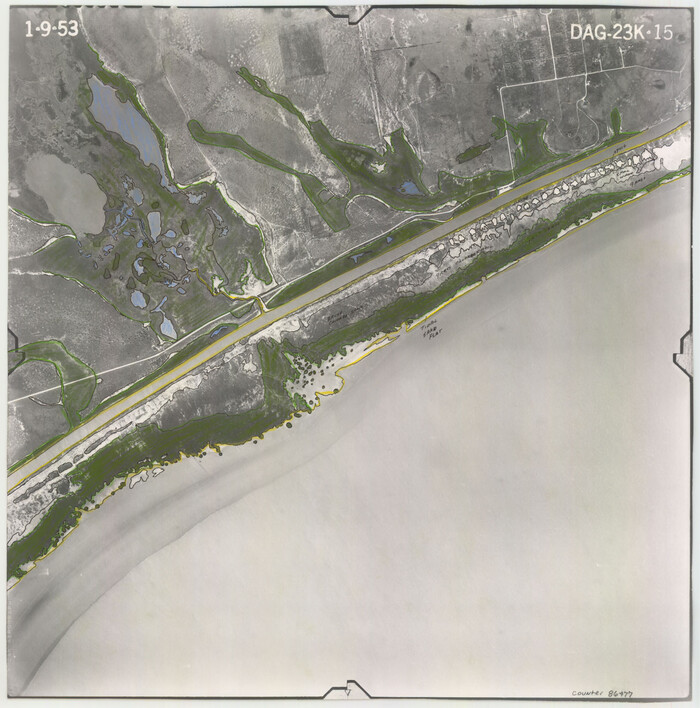 86477, Flight Mission No. DAG-23K, Frame 15, Matagorda County, General Map Collection