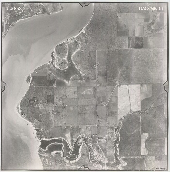 86538, Flight Mission No. DAG-24K, Frame 51, Matagorda County, General Map Collection