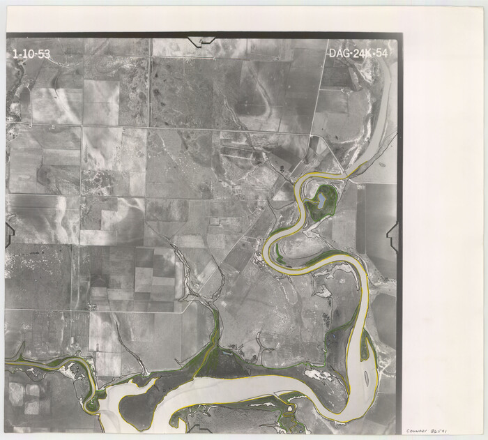 86541, Flight Mission No. DAG-24K, Frame 54, Matagorda County, General Map Collection