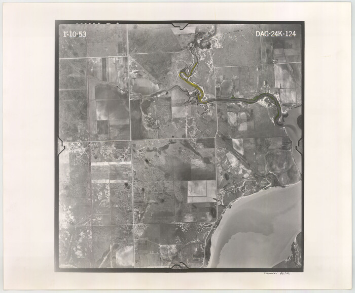 86542, Flight Mission No. DAG-24K, Frame 124, Matagorda County, General Map Collection