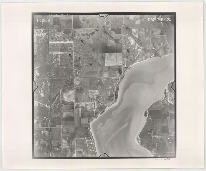 86543, Flight Mission No. DAG-24K, Frame 125, Matagorda County, General Map Collection