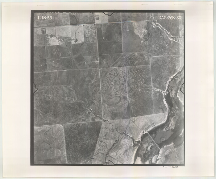 86585, Flight Mission No. DAG-26K, Frame 80, Matagorda County, General Map Collection