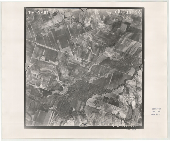 86604, Flight Mission No. CUI-1H, Frame 96, Milam County, General Map Collection