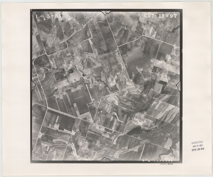 86605, Flight Mission No. CUI-1H, Frame 97, Milam County, General Map Collection