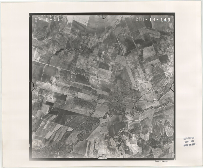 86606, Flight Mission No. CUI-1H, Frame 140, Milam County, General Map Collection
