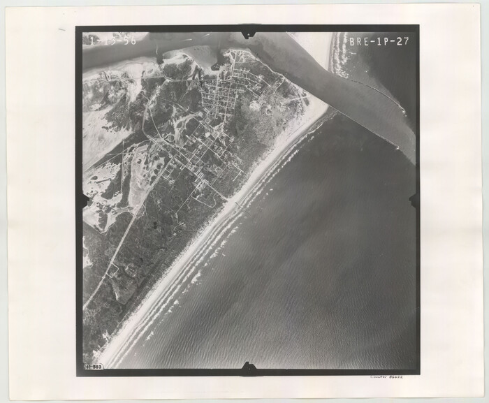 86622, Flight Mission No. BRE-1P, Frame 27, Nueces County, General Map Collection