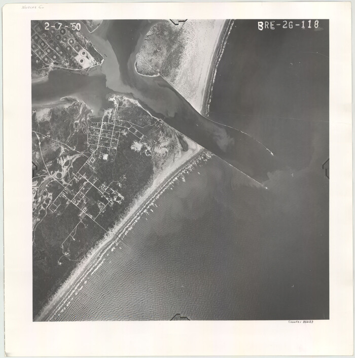86623, Flight Mission No. BRE-2G, Frame 118, Nueces County, General Map Collection