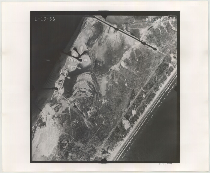 86674, Flight Mission No. BRE-1P, Frame 103, Nueces County, General Map Collection