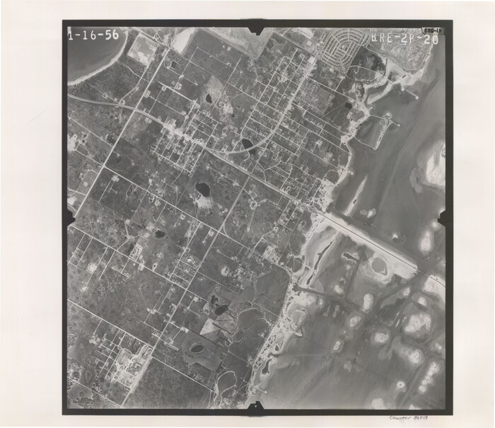 86729, Flight Mission No. BRE-2P, Frame 20, Nueces County, General Map Collection